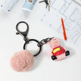Pig, Mouse Cartoon Keychain