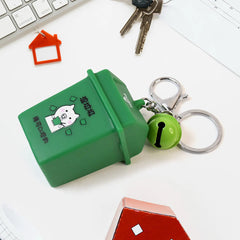 Trash Can Keychain