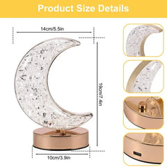 Moon Crystal Table Lamp