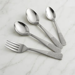 Cutlery Set, Storage Stand (24 Pc)