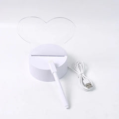 Heart Lamp With Pen