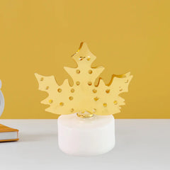 LED Gold Leaf Lamp