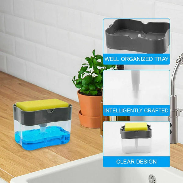 2 in 1 Soap Dispenser