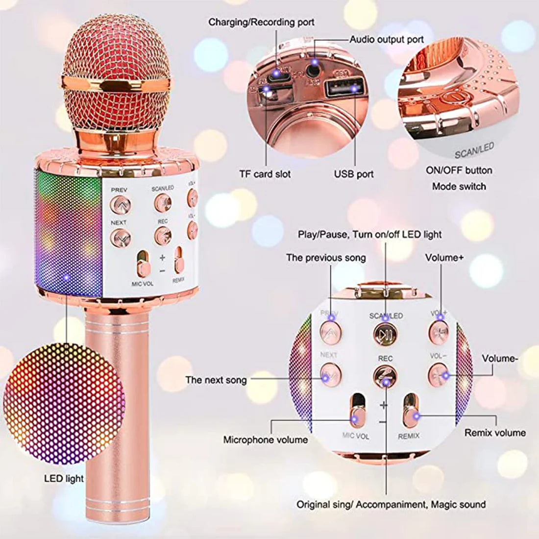 Karaoke Microphone Speaker