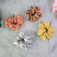 Mueras Satin Silk Scrunchies